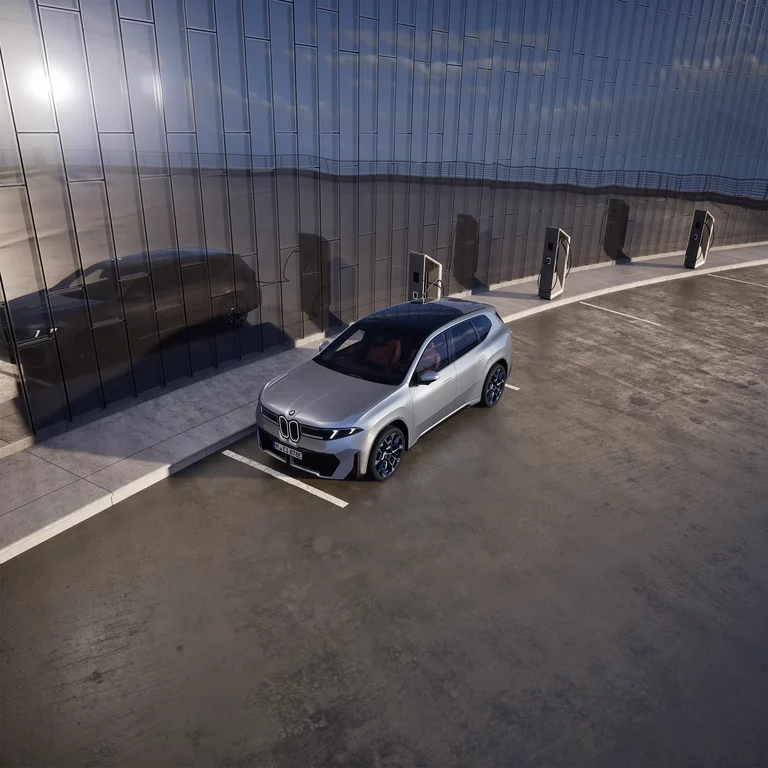 BMW iX3 Neue Klasse – Vogelperspektive BMW iX3 Gewerbeleasing und Steuerersparnis