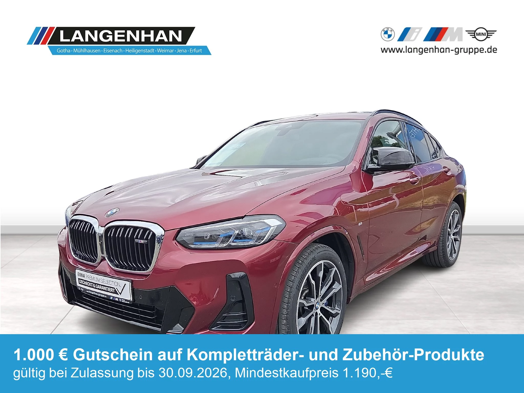 BMW X4 M40d Head-Up Individual 20 Zoll LASER HK Kamera Pano AHZV