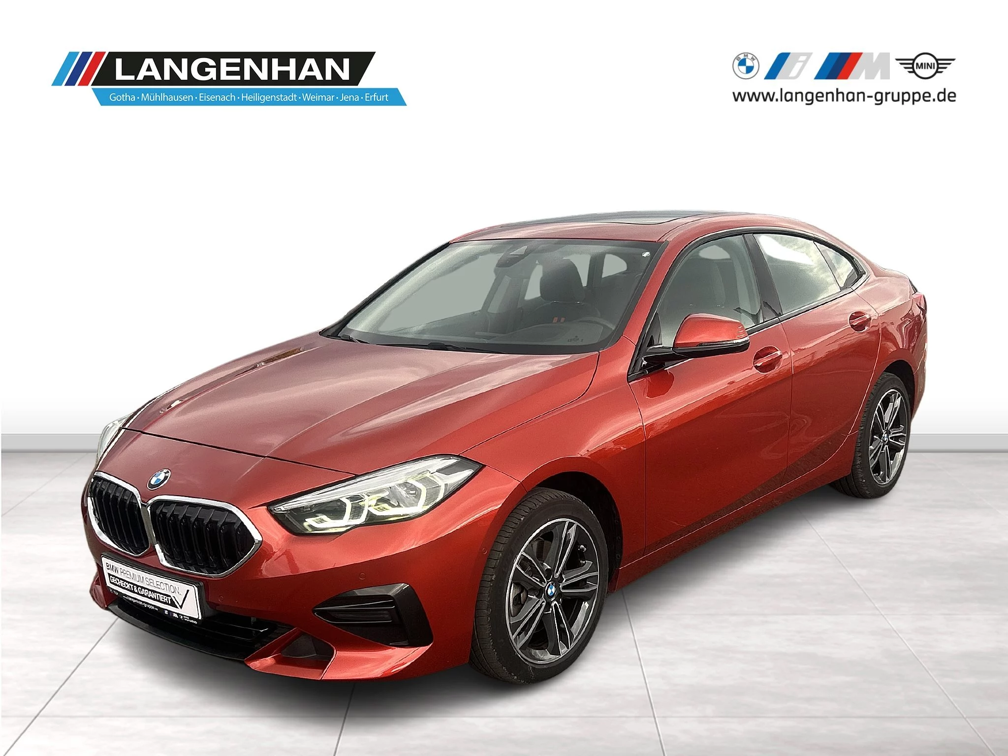 BMW 218d GC Sport Line HUD elektr Sitze mit Memory HK HiFi Pano