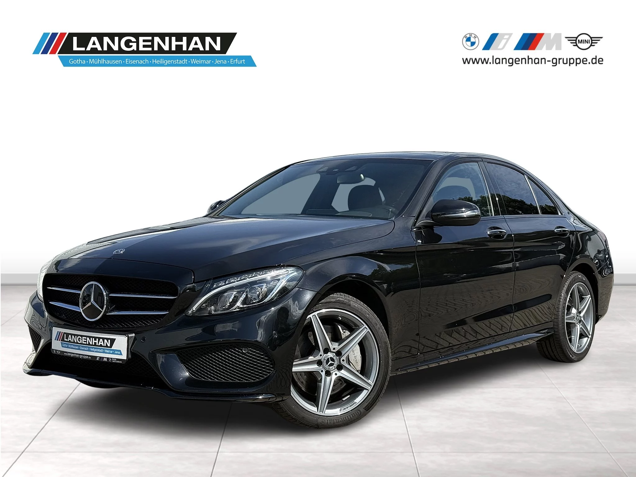 Mercedes C 400 AMG Line 4Matic LED Navi AHK HUD Kamera SHZ PDC Tempo