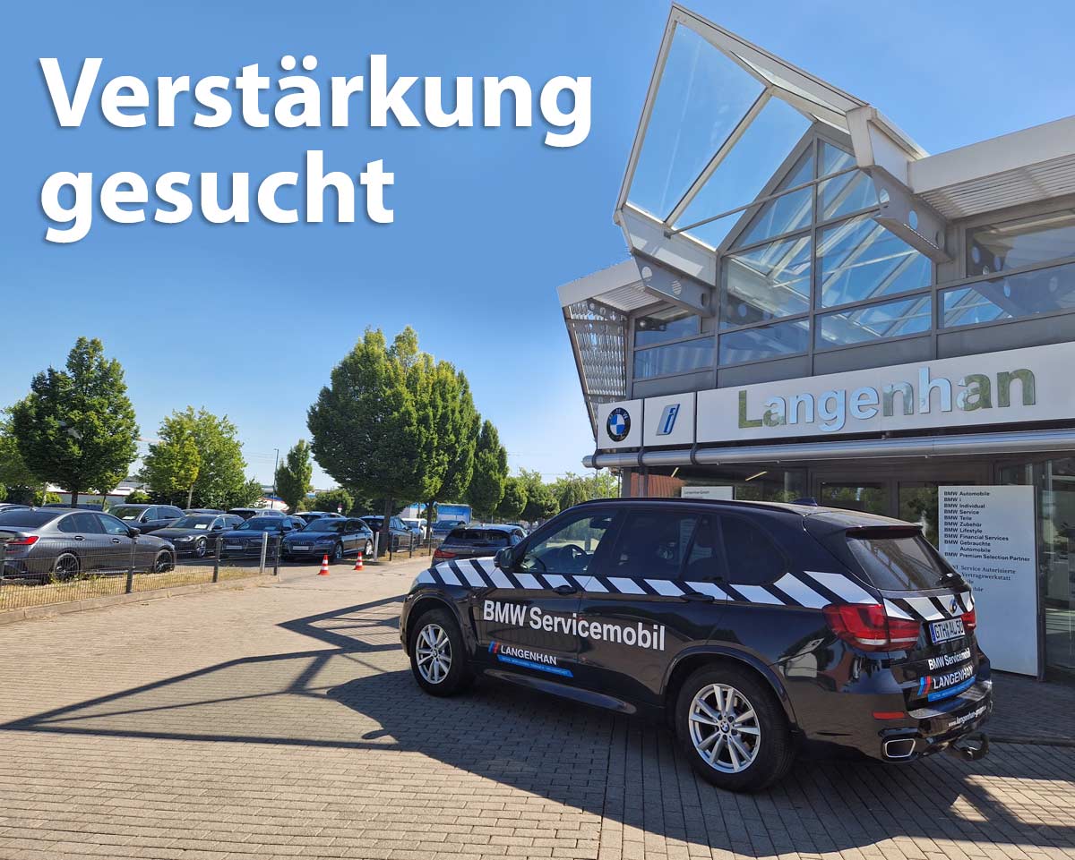 Karriere bei BMW Langenhan in Gotha, Eisenach, Weimar, Mühlhausen oder Heiligenstadt